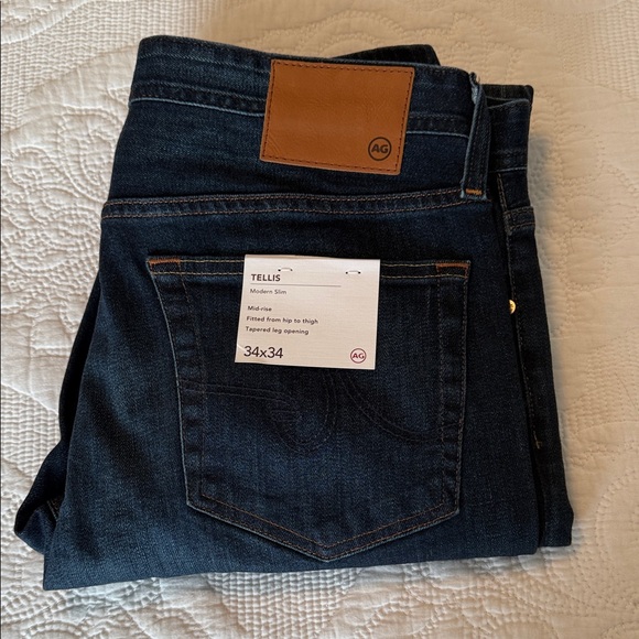 AG Adriano Goldschmied Men's Slim Jeans - Deep Blue